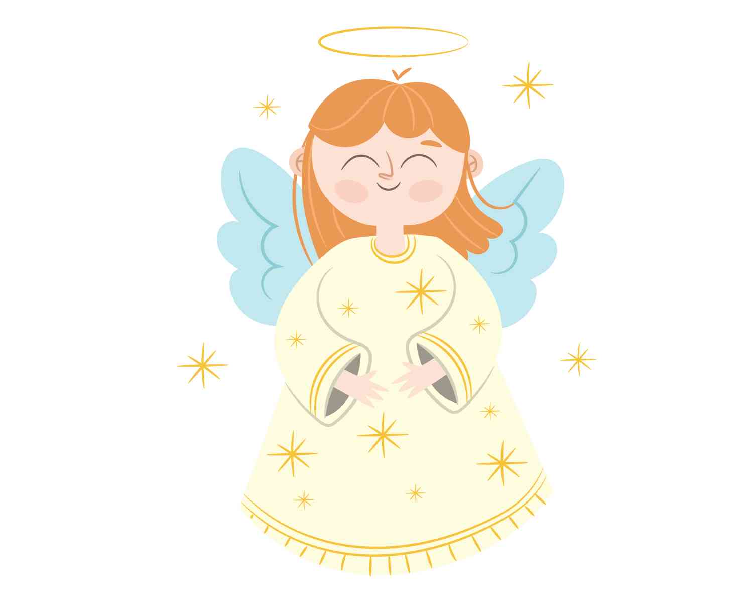 Angel with Stars