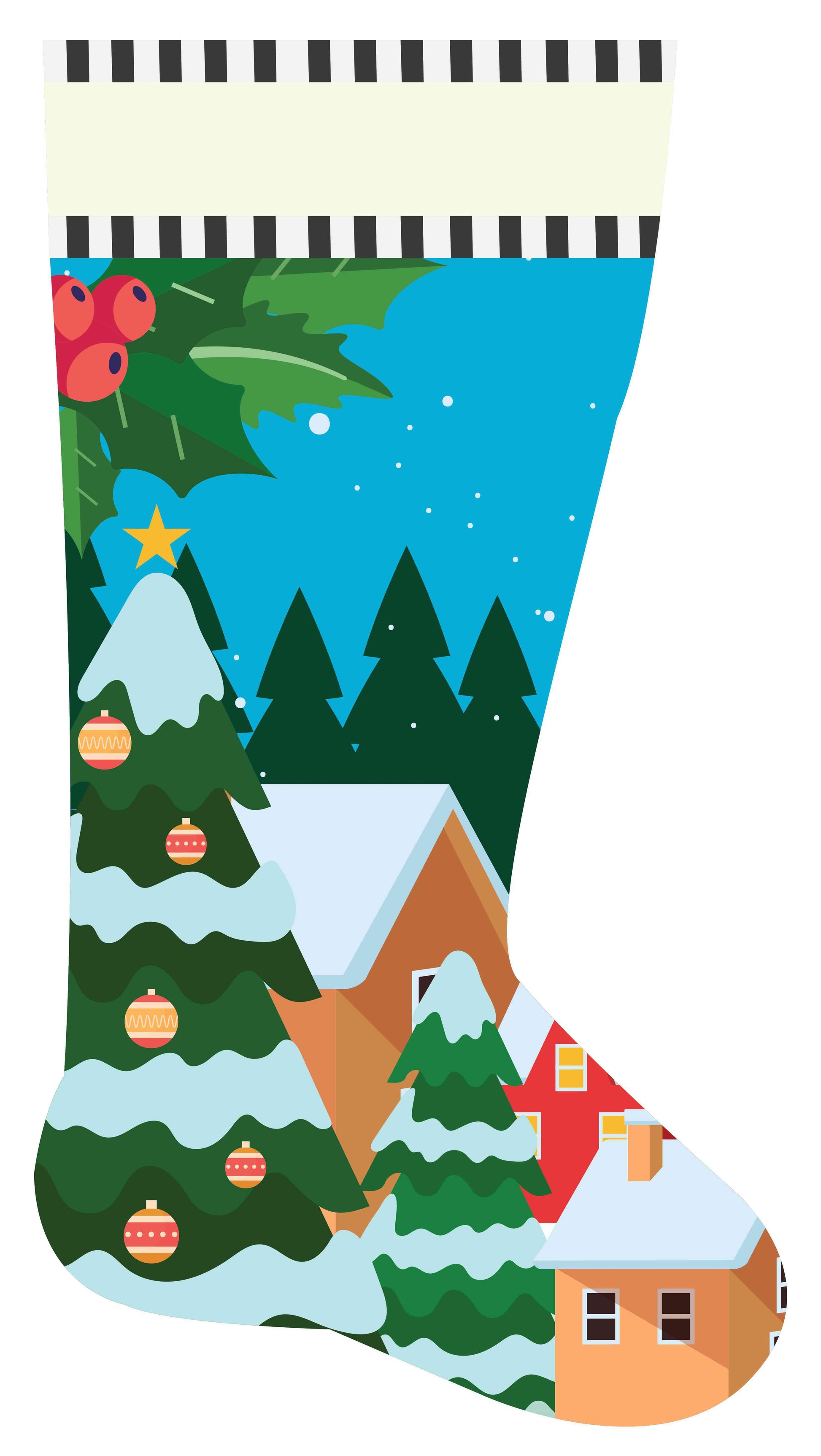 Stocking - Christmas Village