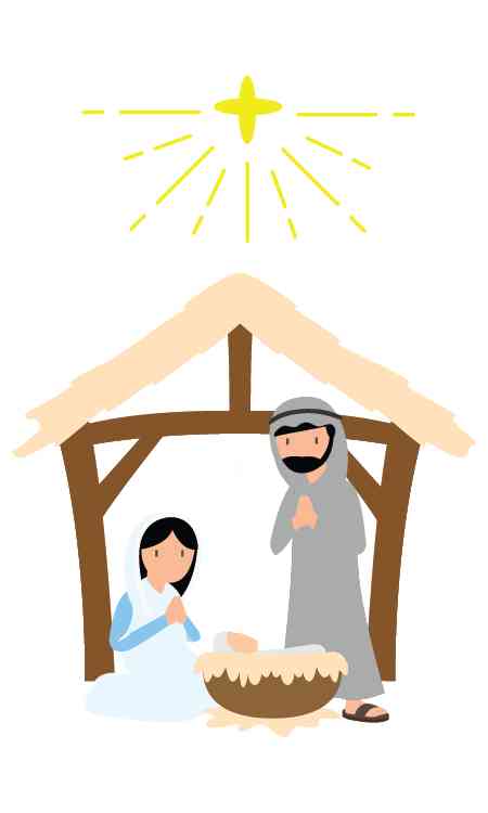 Nativity - Manger Flat