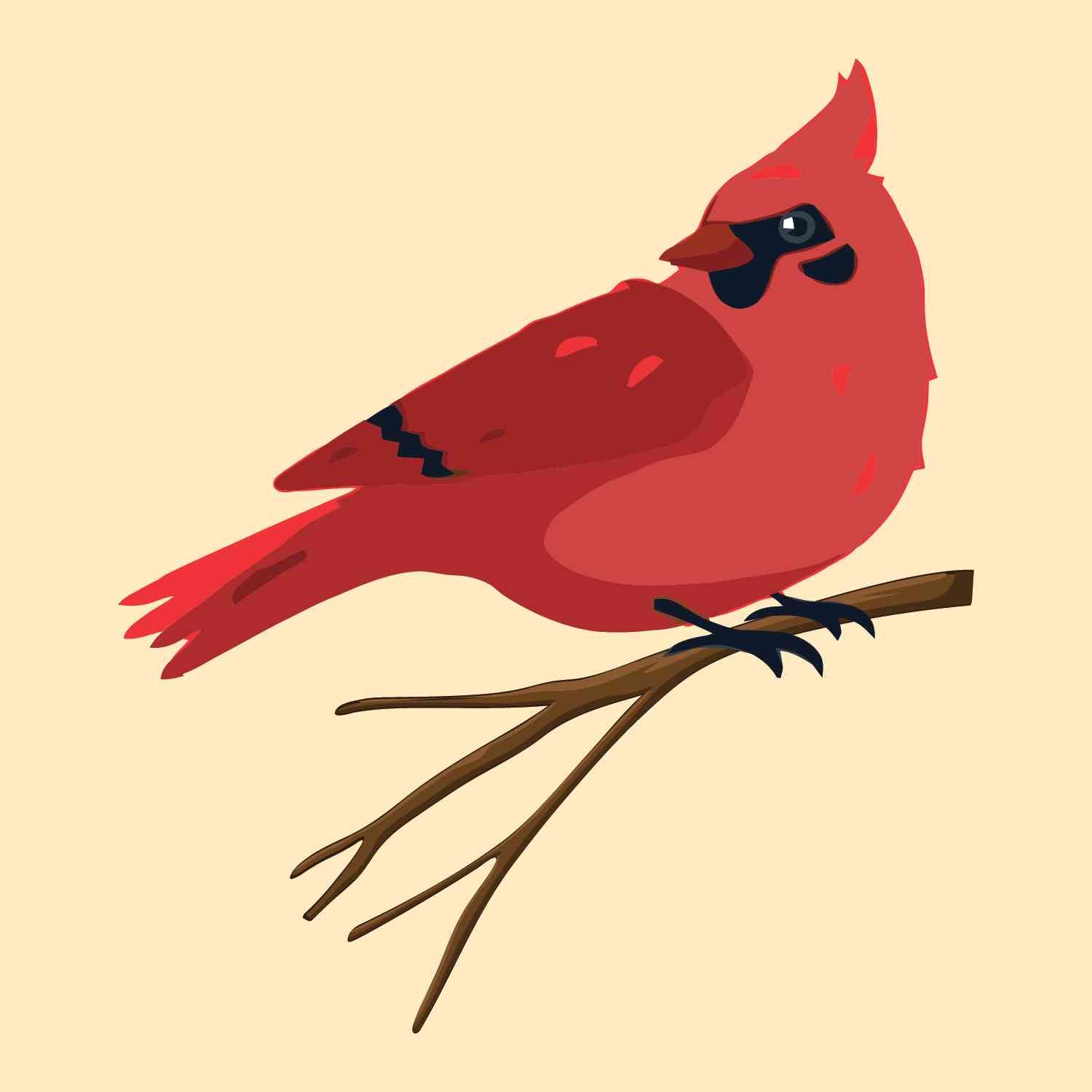 Three Cardinals (Right)