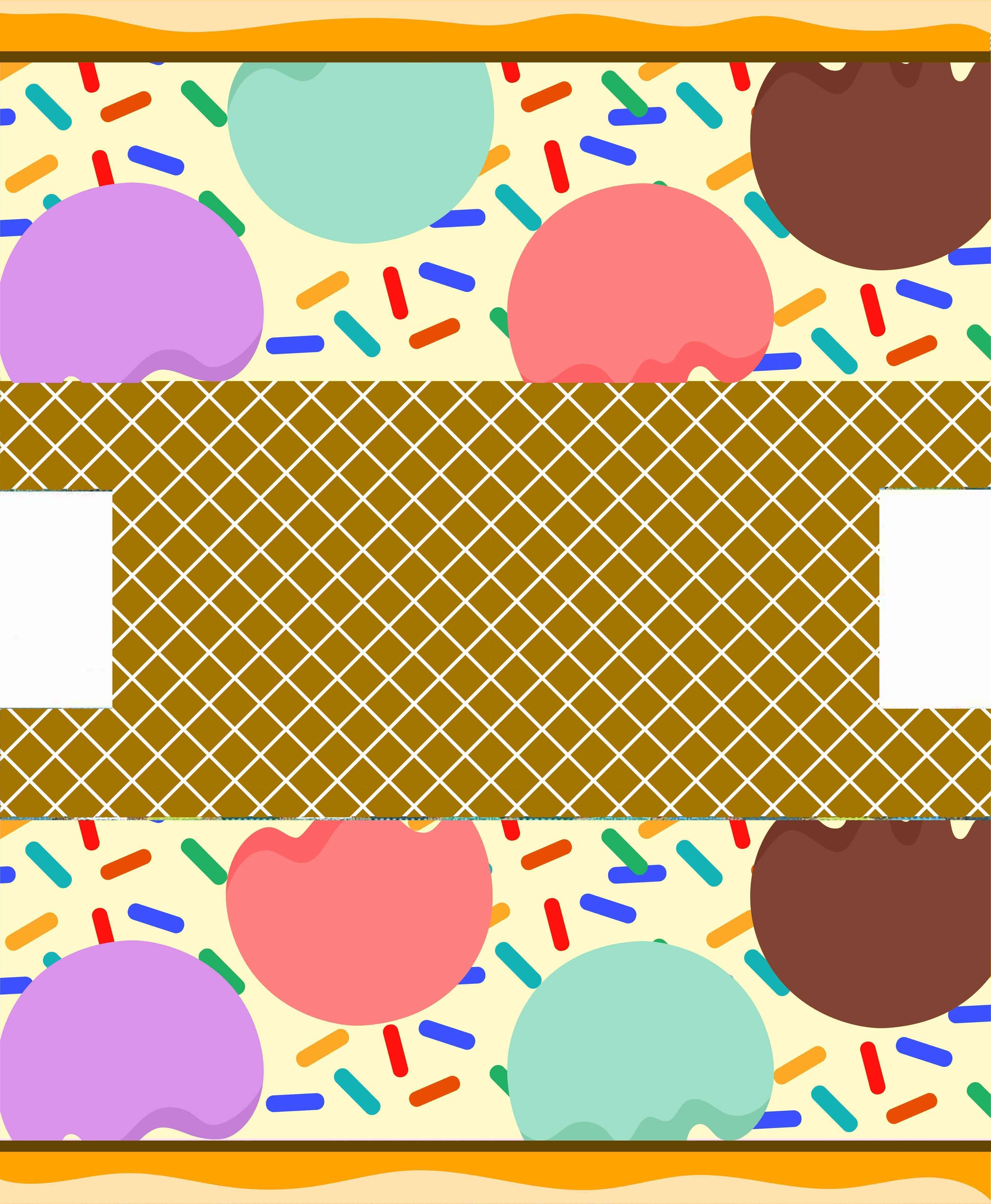 Ice Cream Make Up Bag