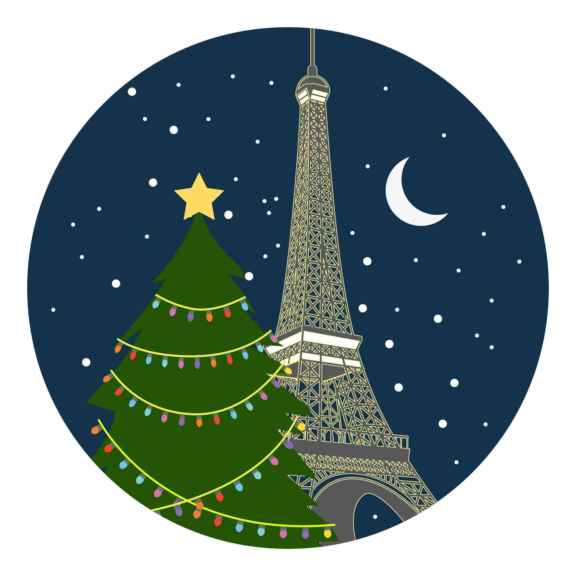 Eiffel Tower Christmas