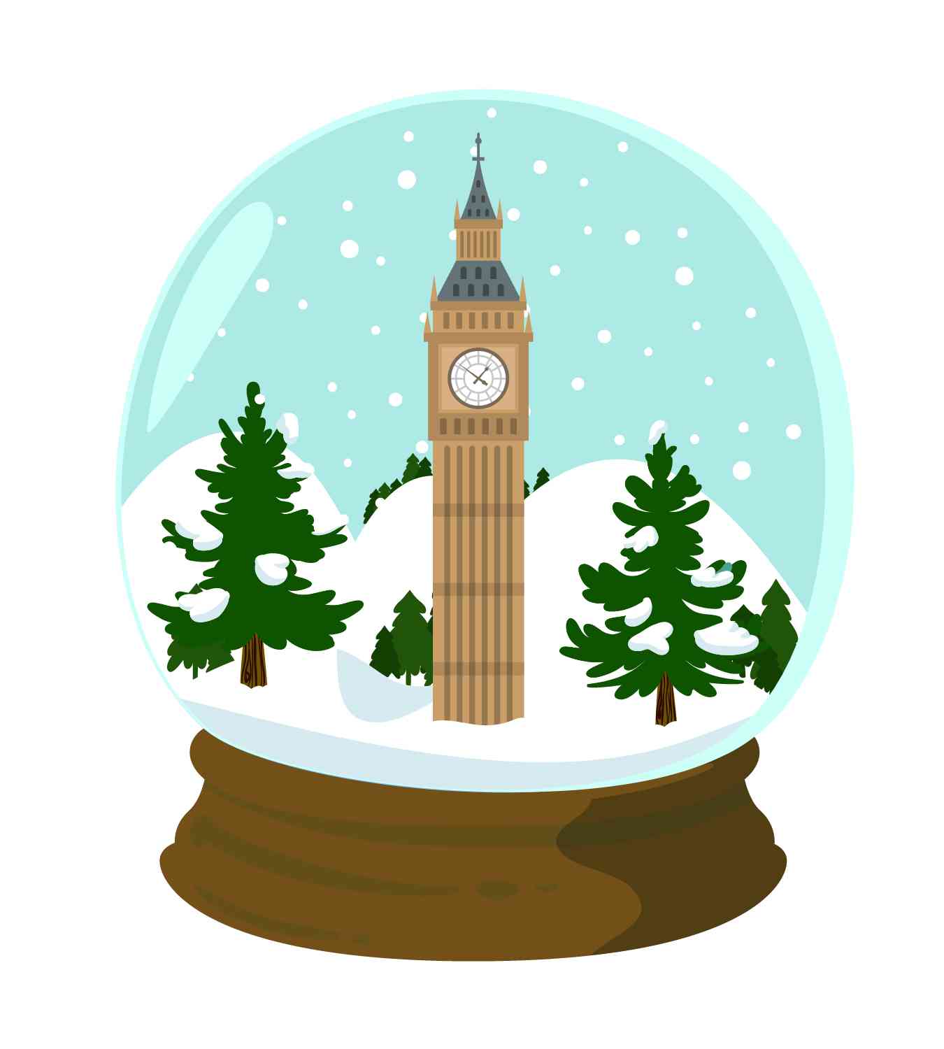 Big Ben Snow Globe