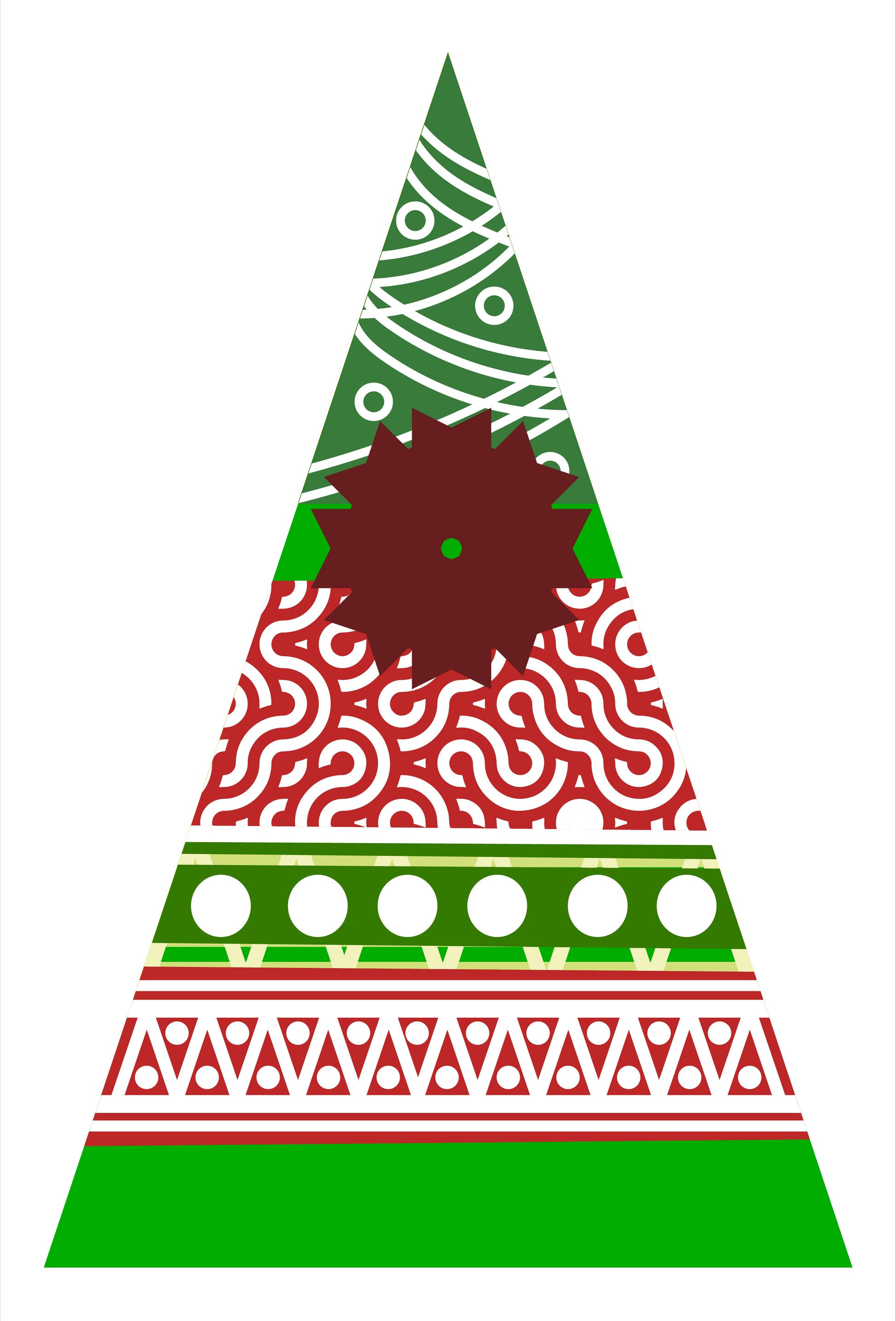 Christmas Tree with Patterns