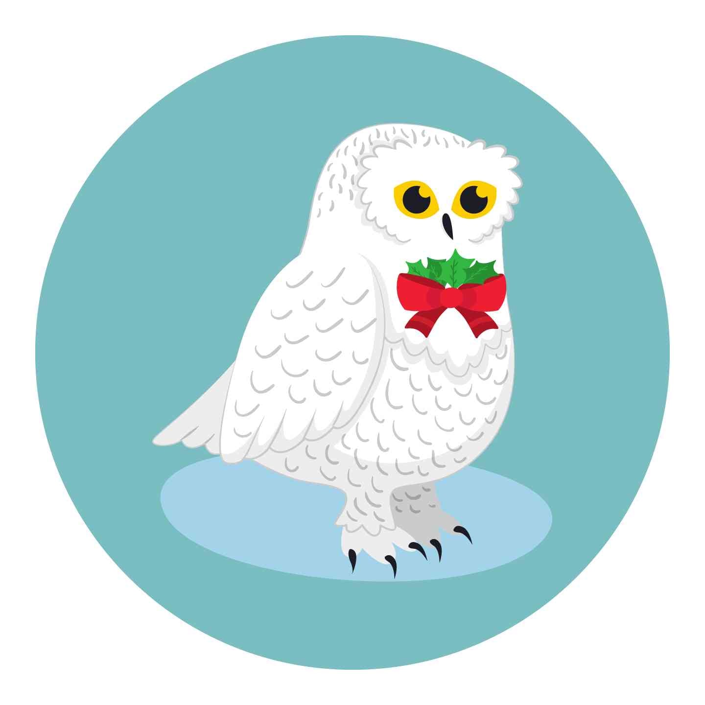 Ornament - Christmas Owl