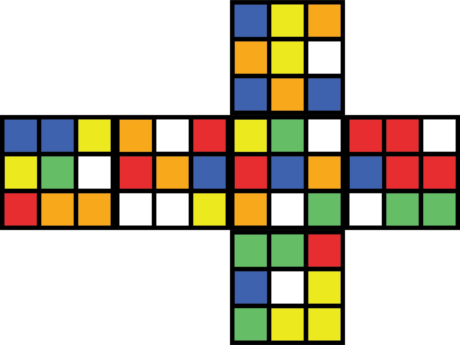 Rubik's Cube 3-D - Large