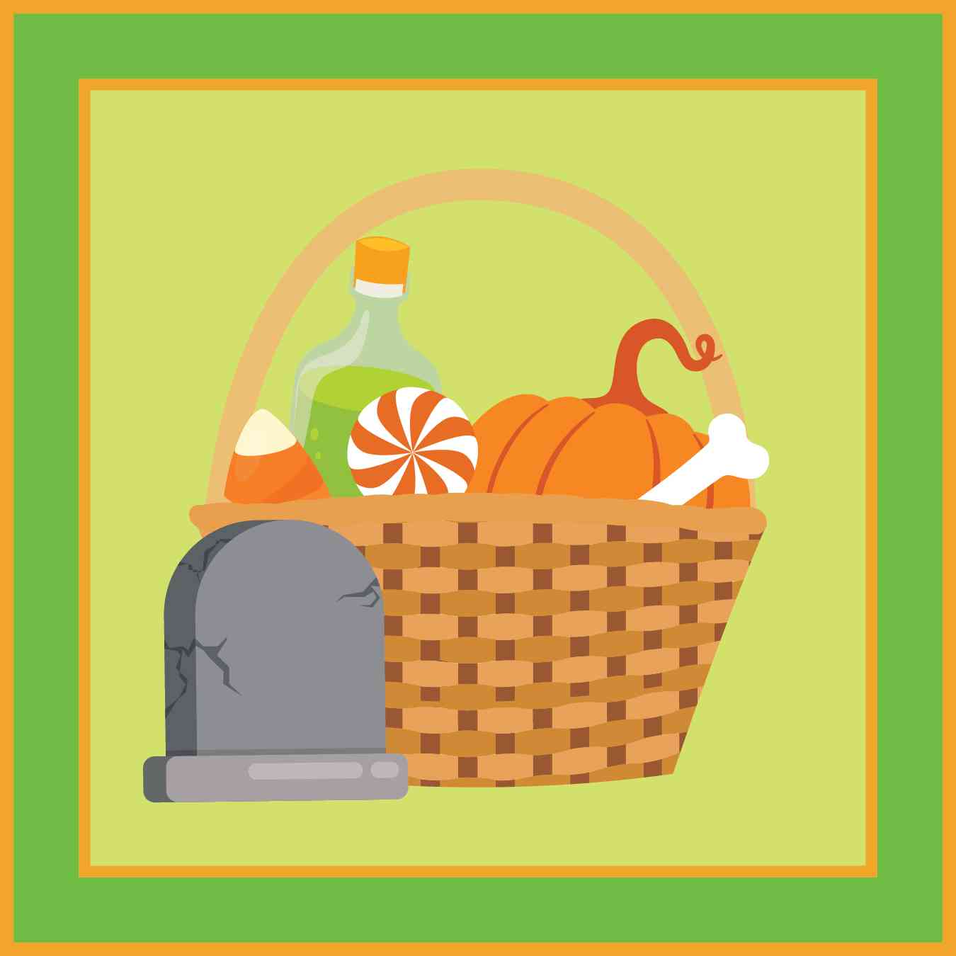 Seasonal Basket - Halloween