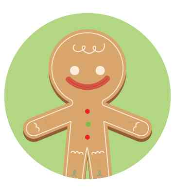 Ornament - Ginger Bread Man Face
