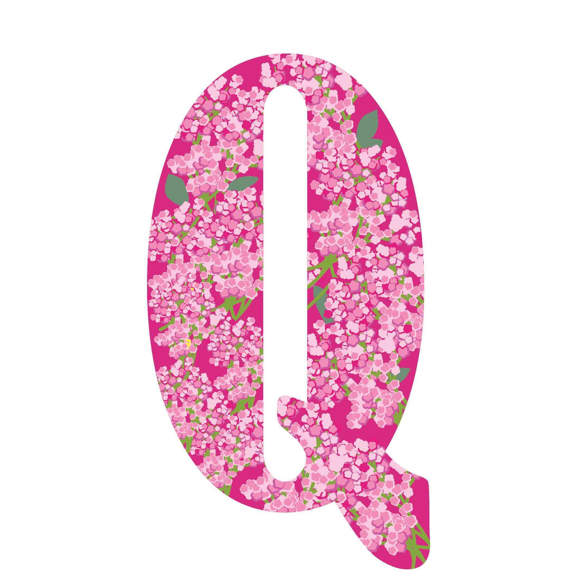 ""Q"" Queen of Prairie - Alphabetical Florals
