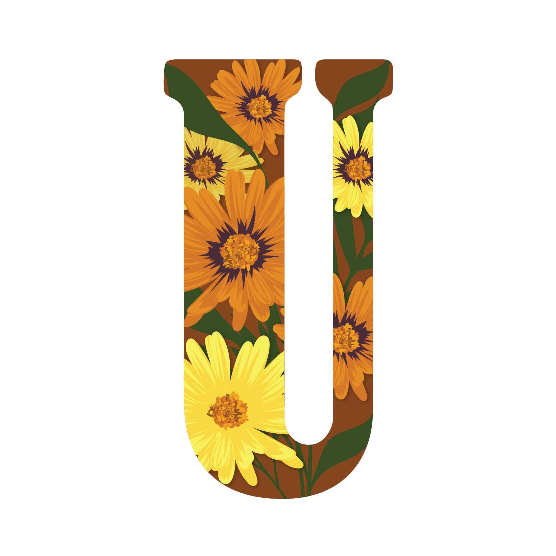 ""U"" Ursinia - Alphabetical Florals