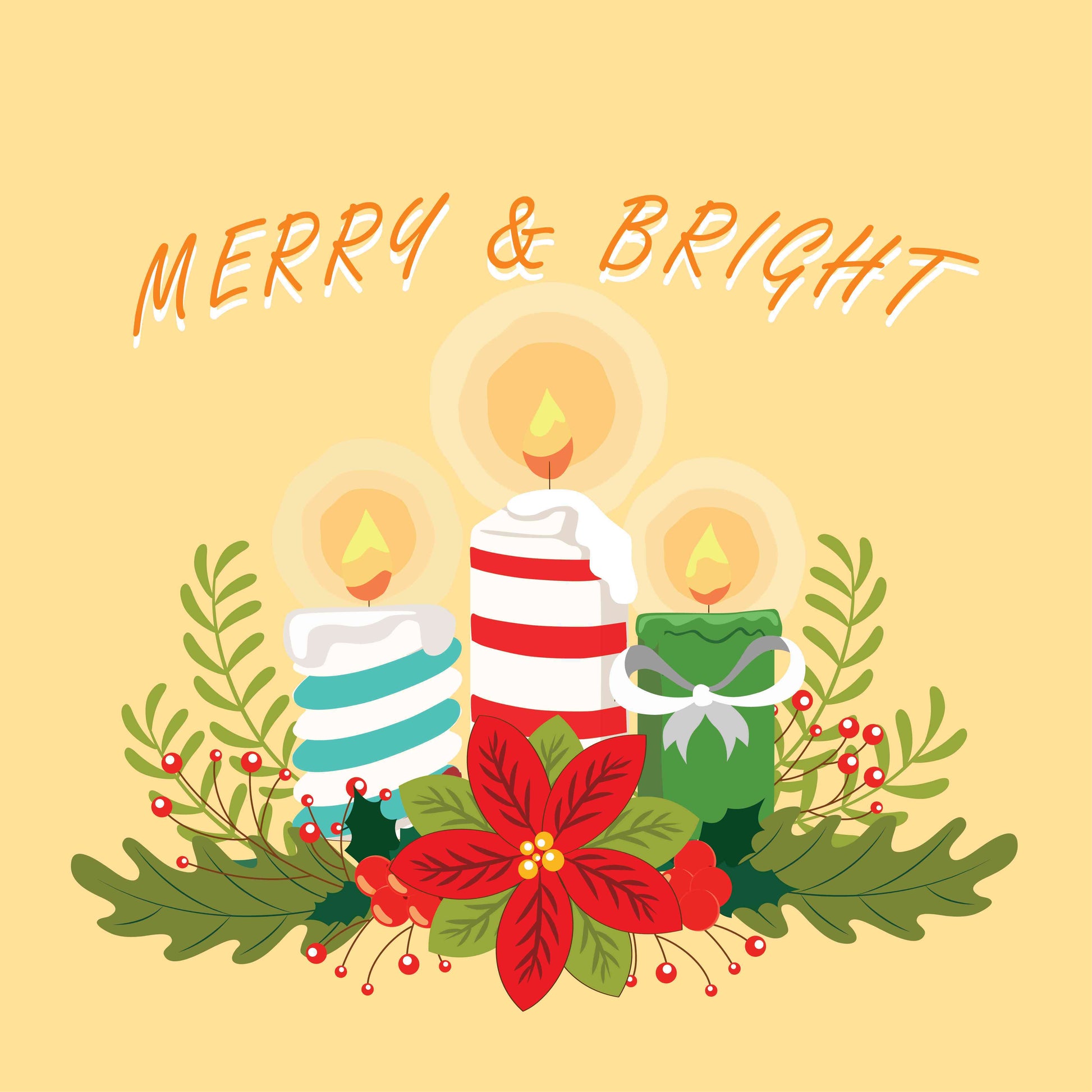 Merry & Bright (Christmas Candle)