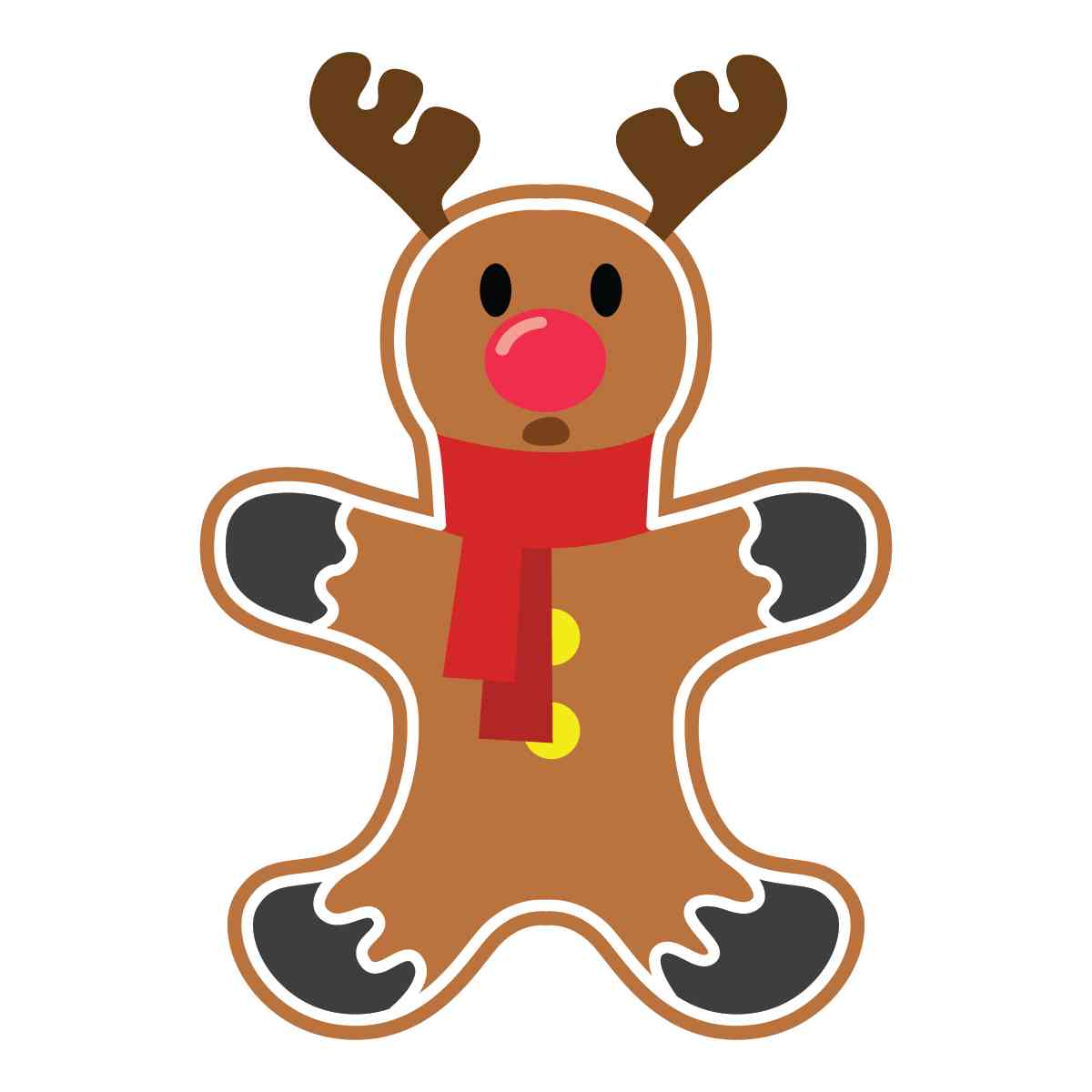 Gingerbread Man Ornament II