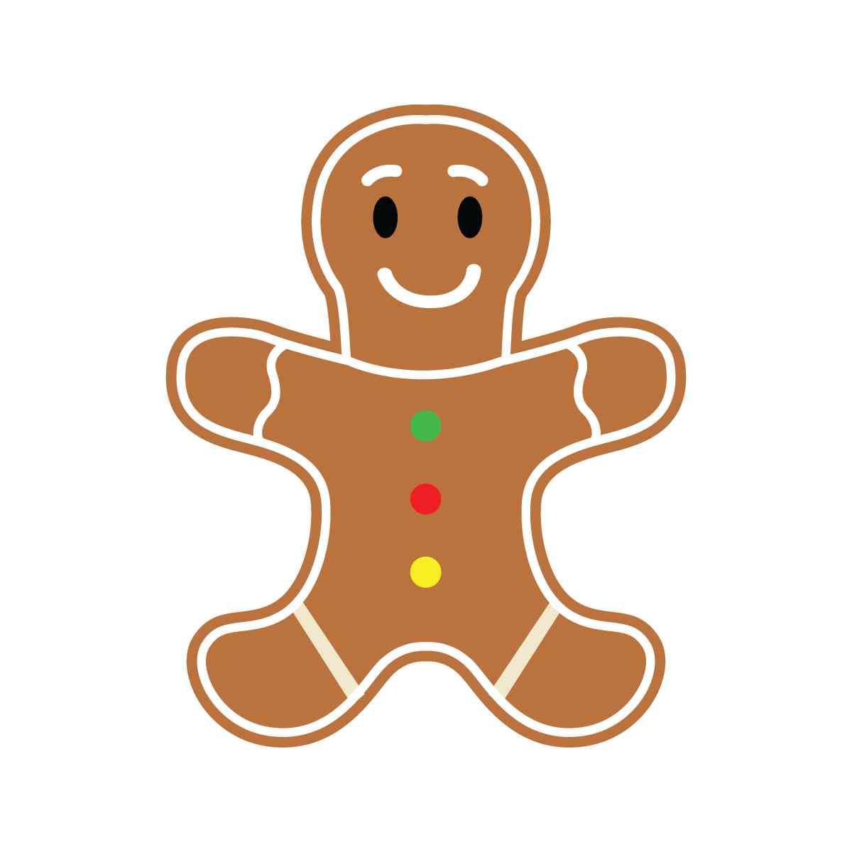 Gingerbread Man Ornament III