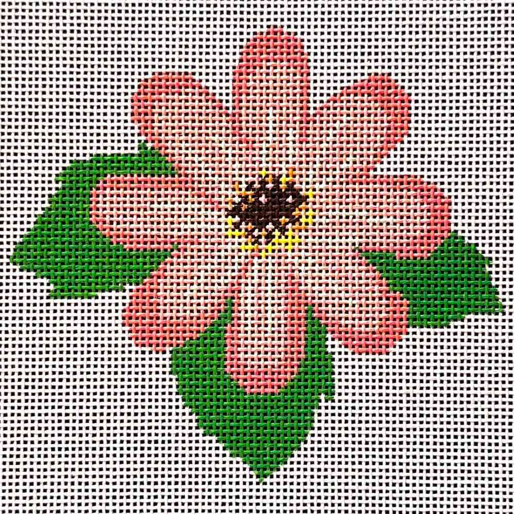 Simple Flowers - Pink Daisy – The Needlepointer