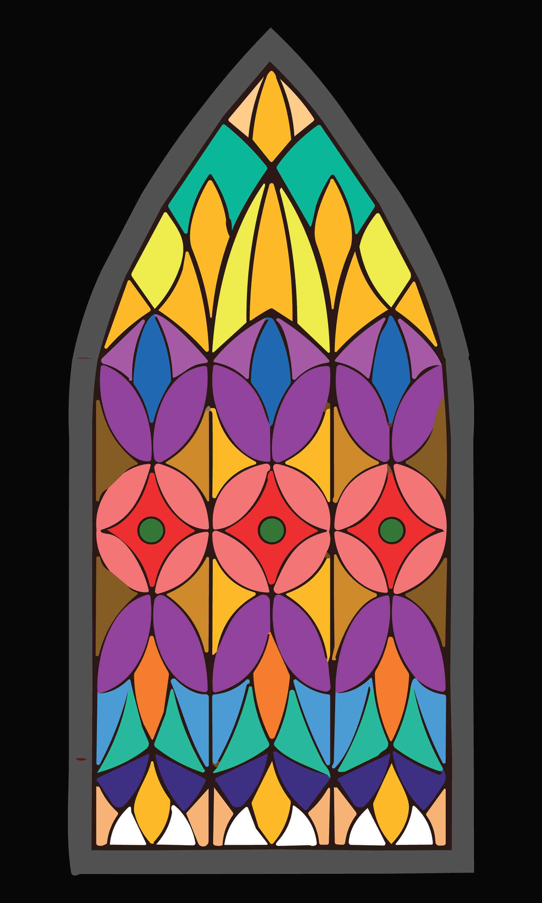 Cathedral Window - Prismatic