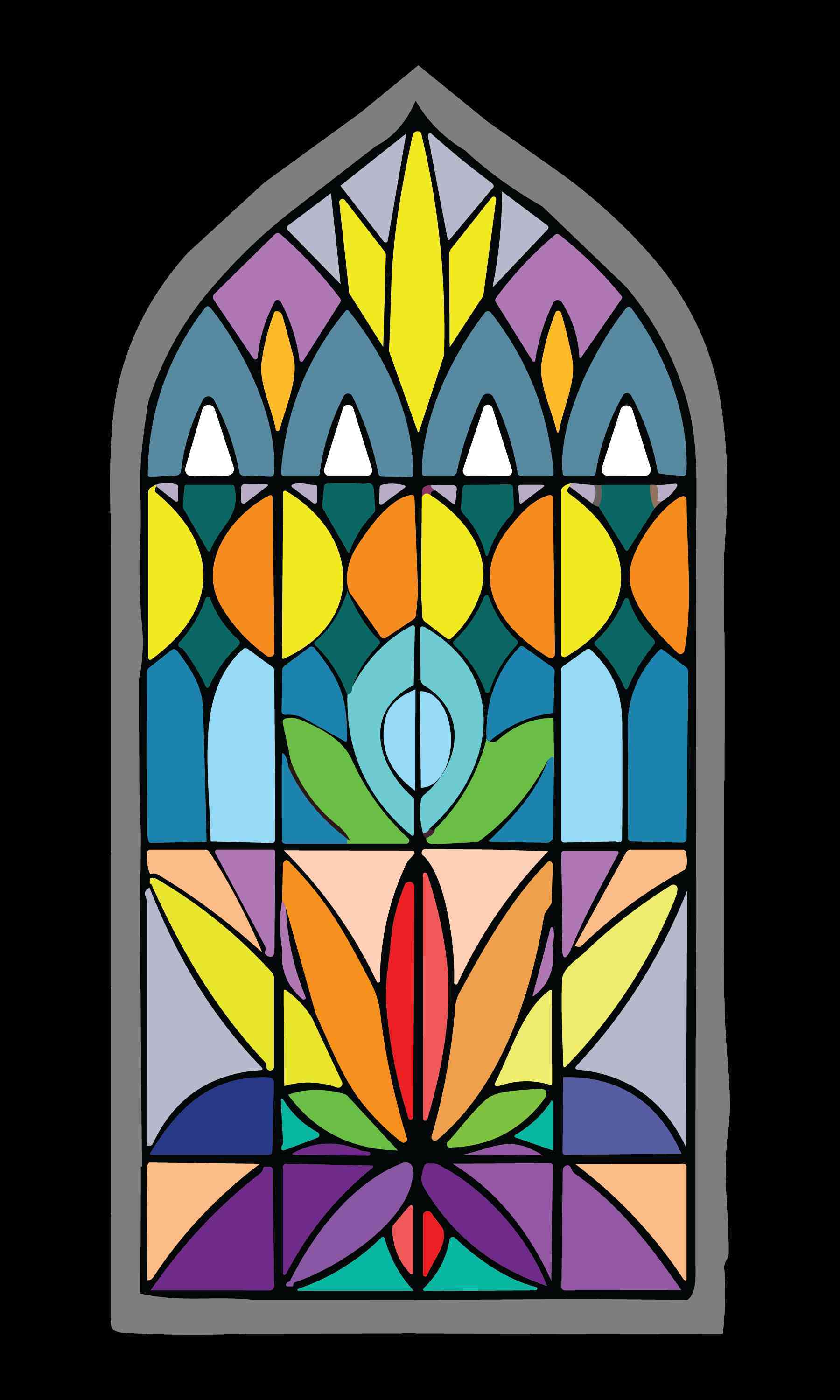 Cathedral Window - Vivid