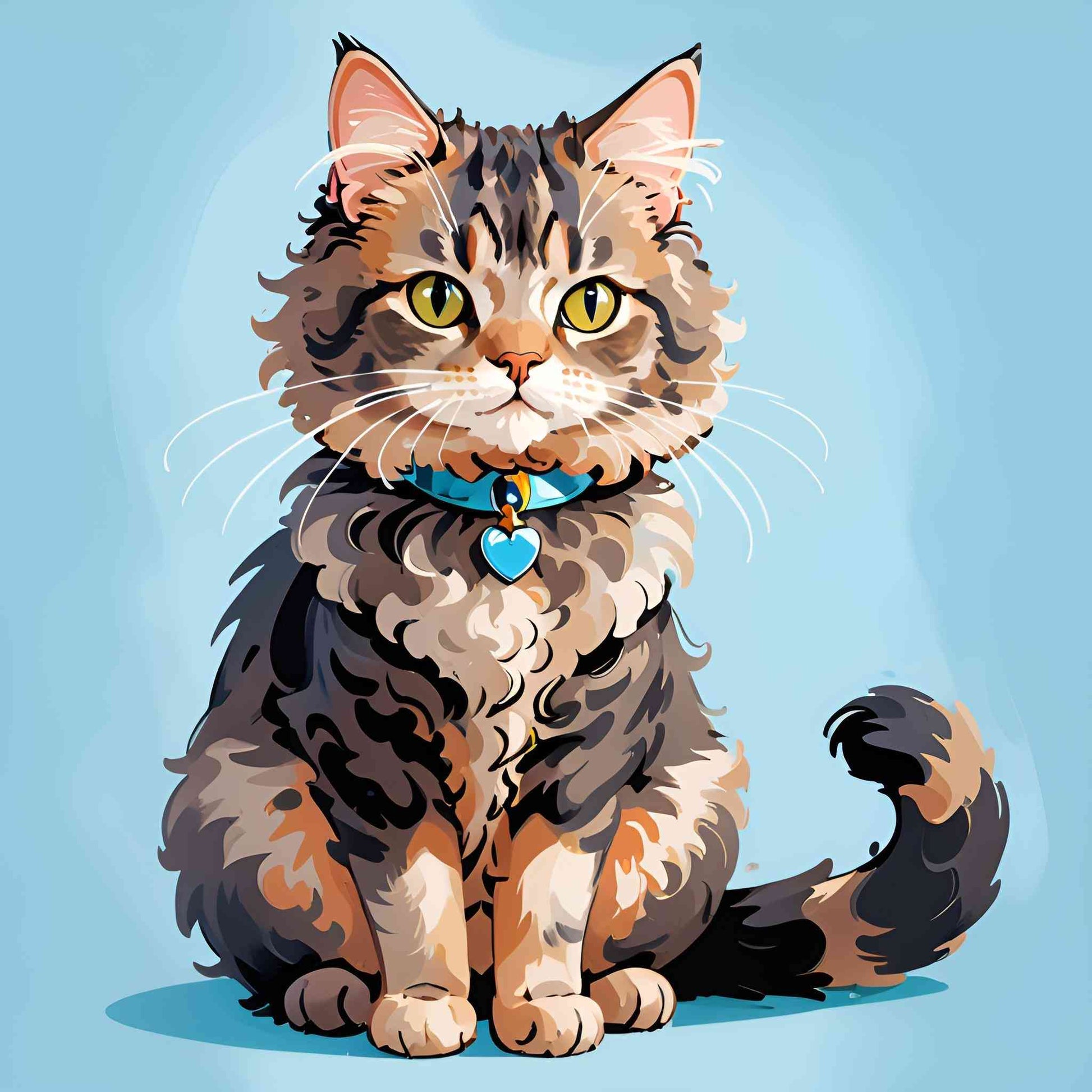 Charming Devon Rex Cat