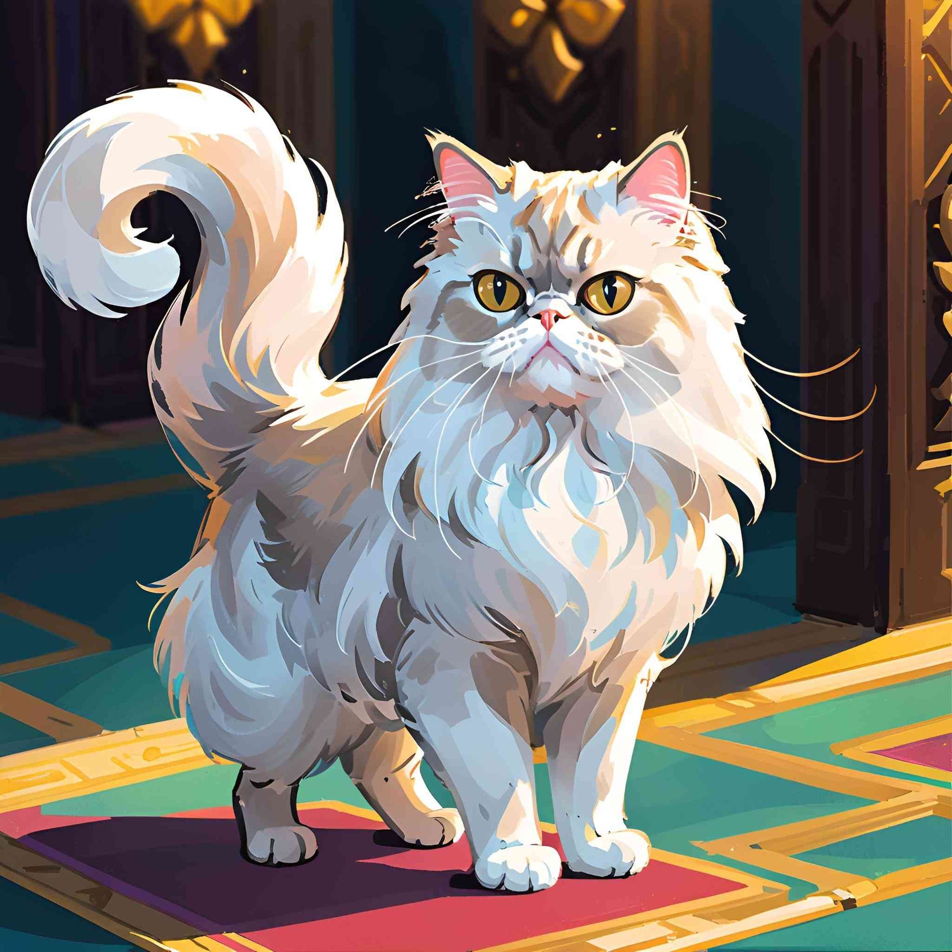 Majestic Persian Cat 1