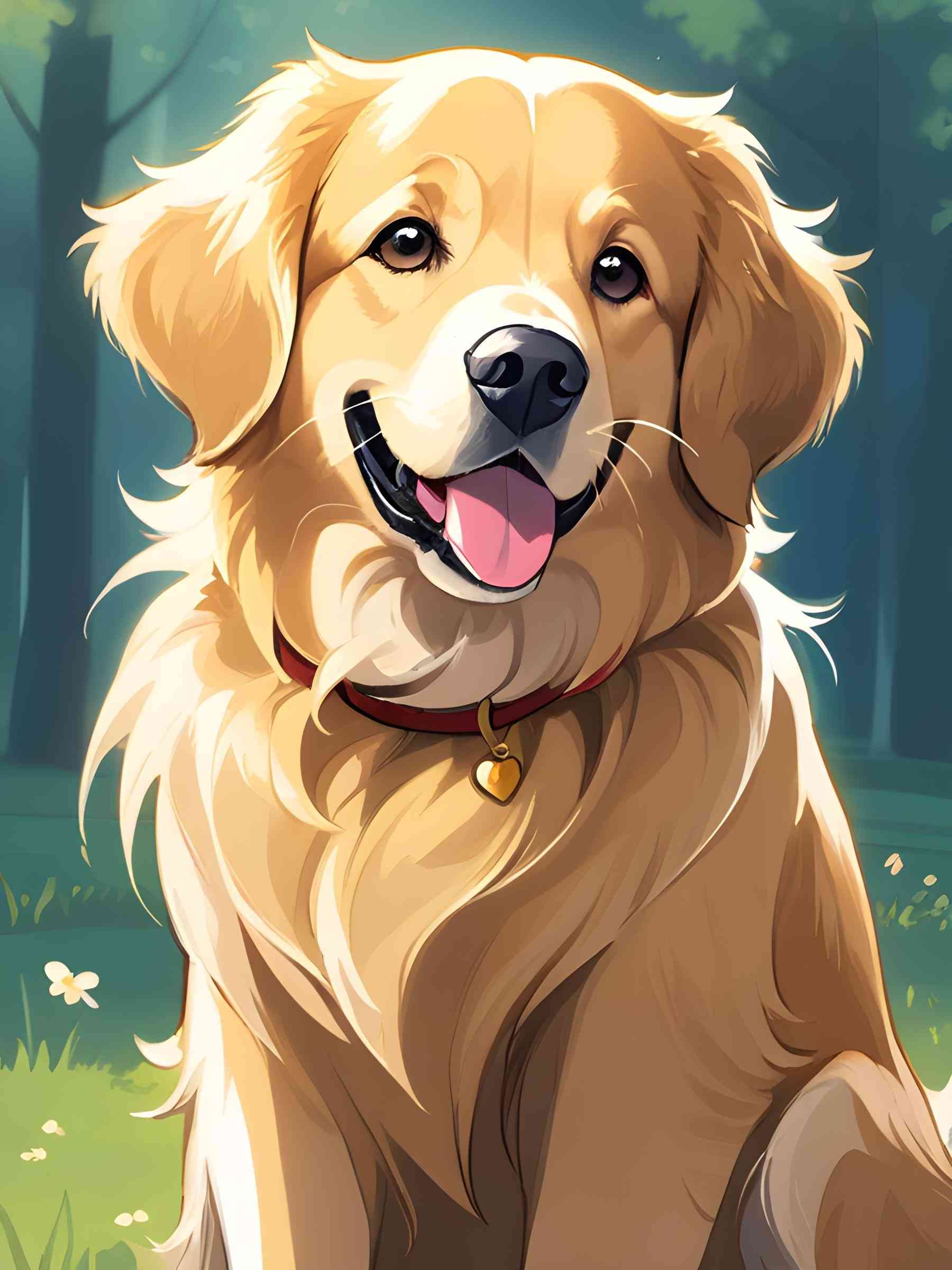 Gentle Golden Retriever 1