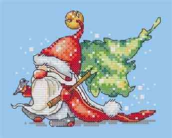 Santa Claus With Tree