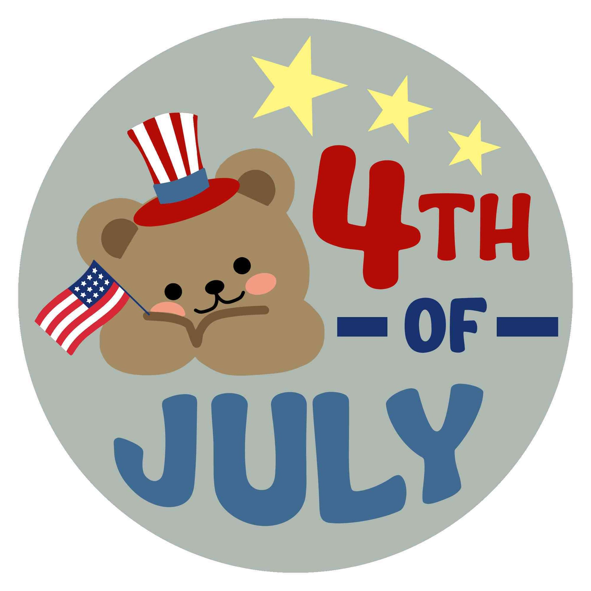 4th Of July - Brown bear