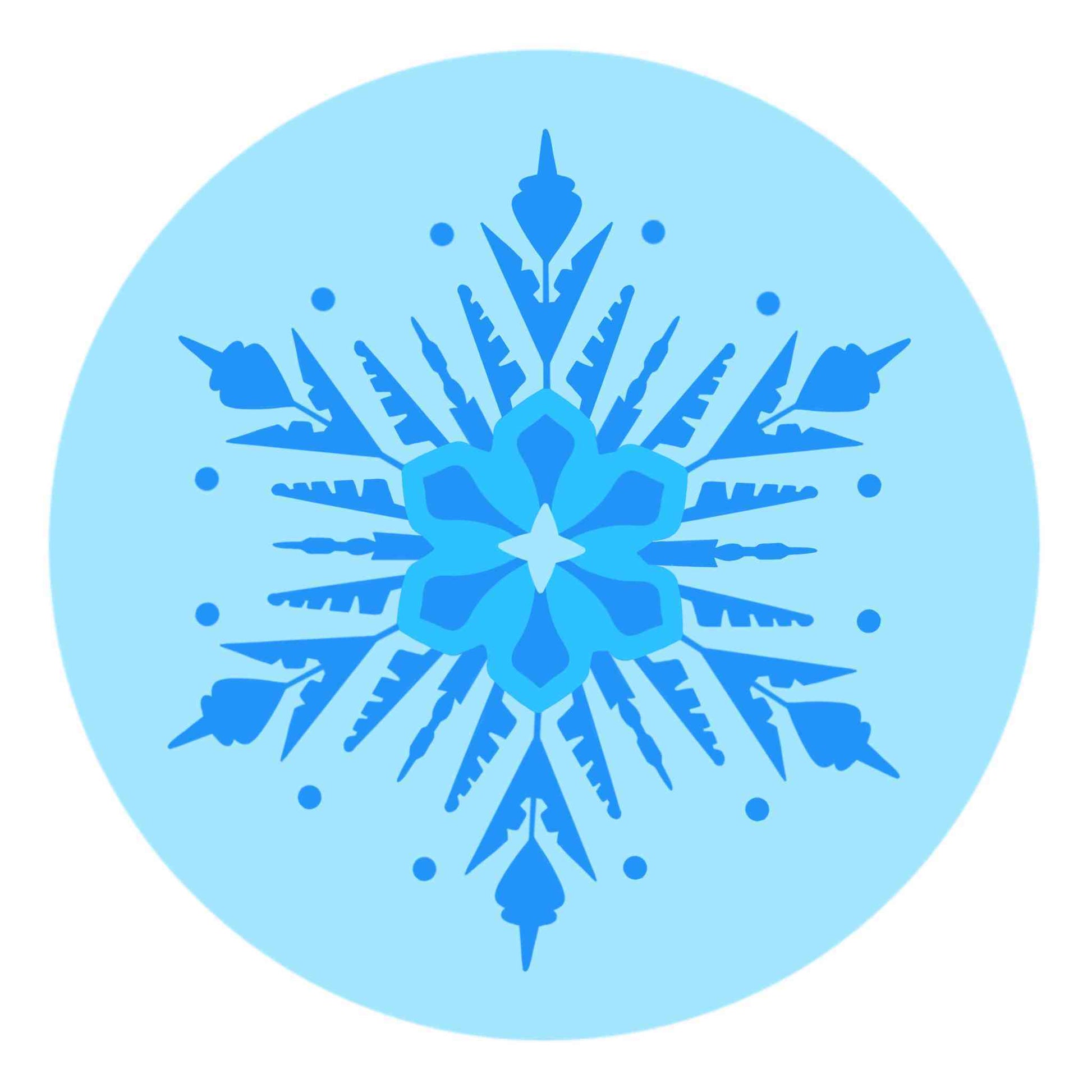 Blue Snowflake