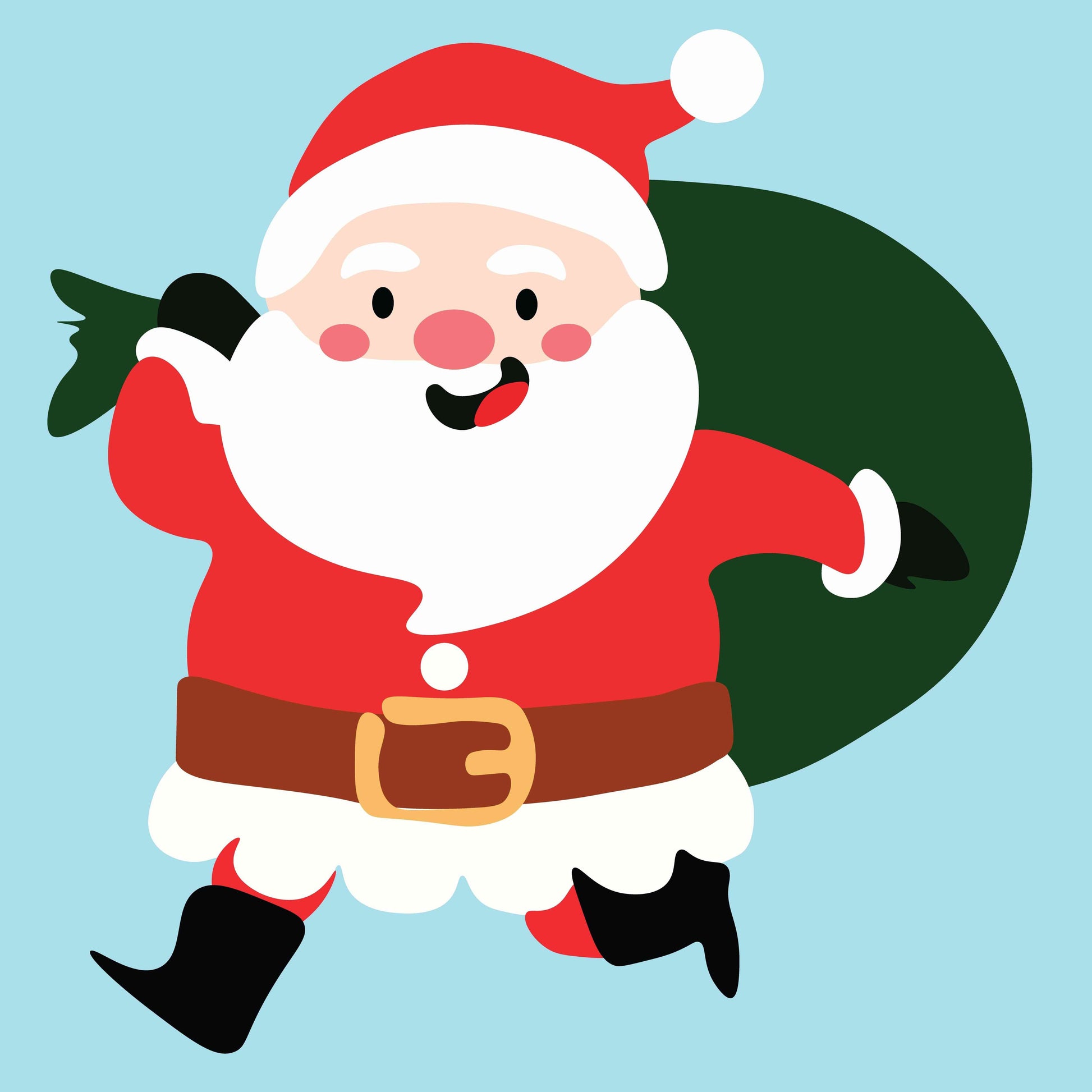 Santa Claus with Bag