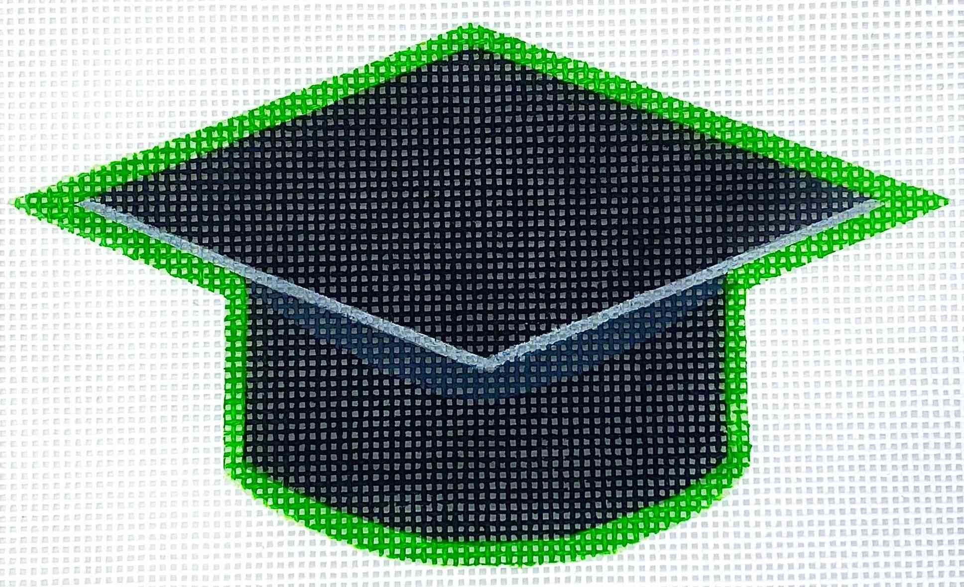 Green graduation hat