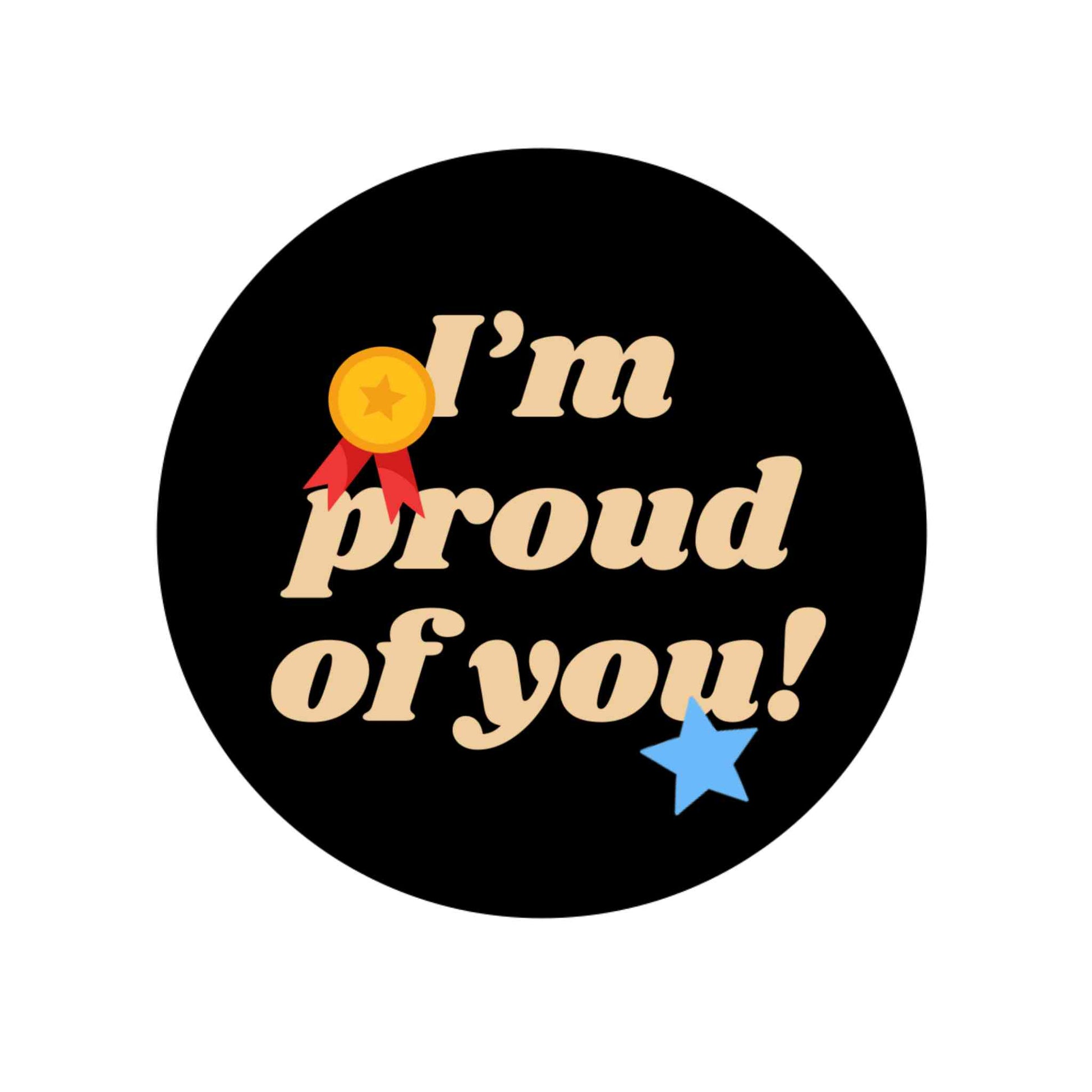 Graduation- I'm proud of you (black)