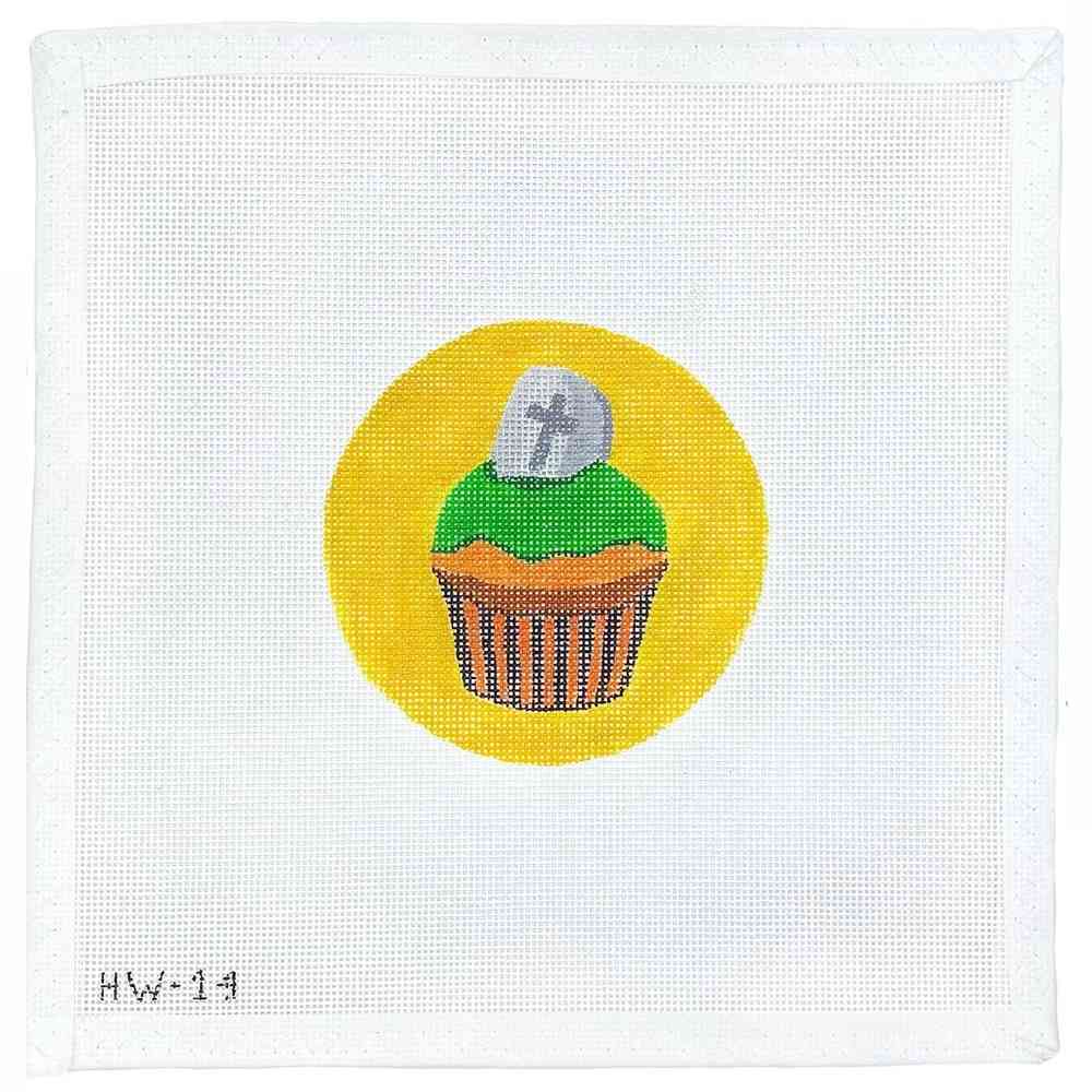 Halloween - Cupcake with tomb