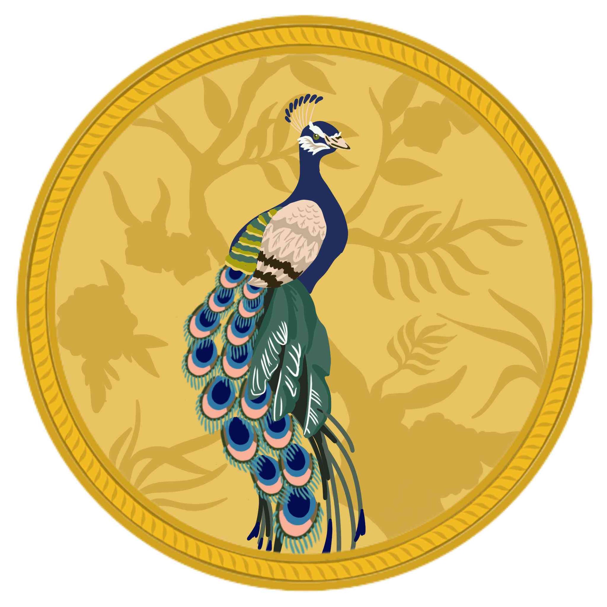 Flamboyant Indian Peacock