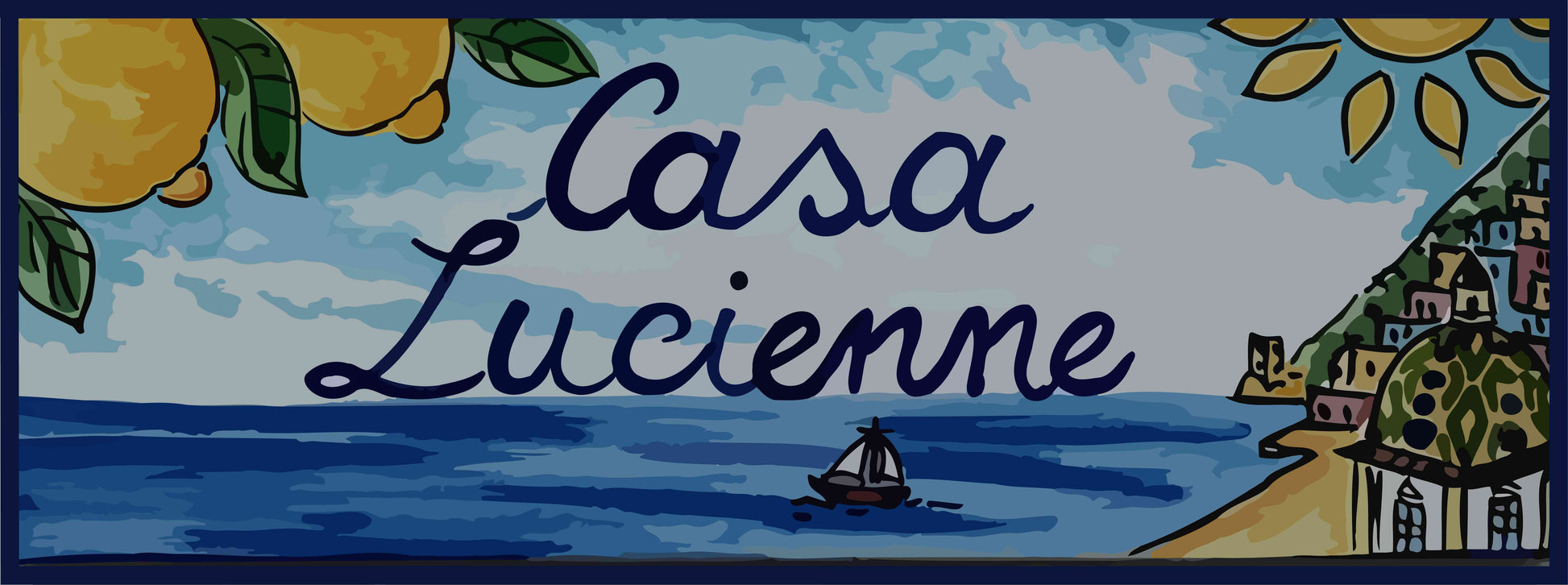 Italian Signage "Casa Lucienne"