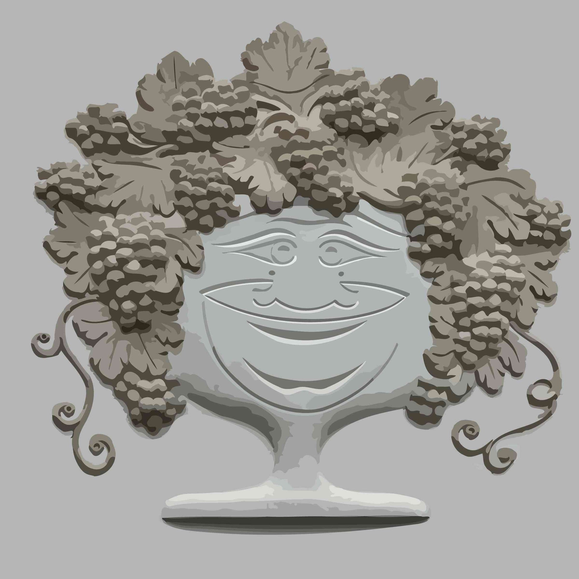 Man with Grapes Hair