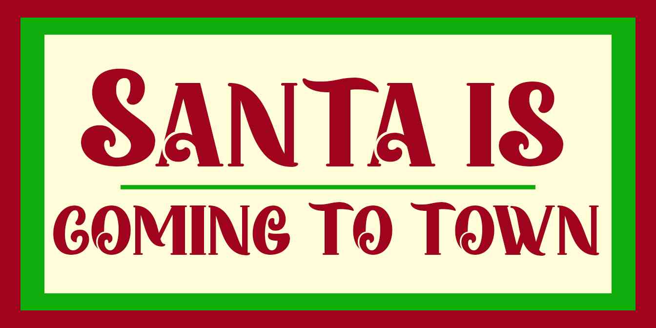 Petite card - Santa's Quote