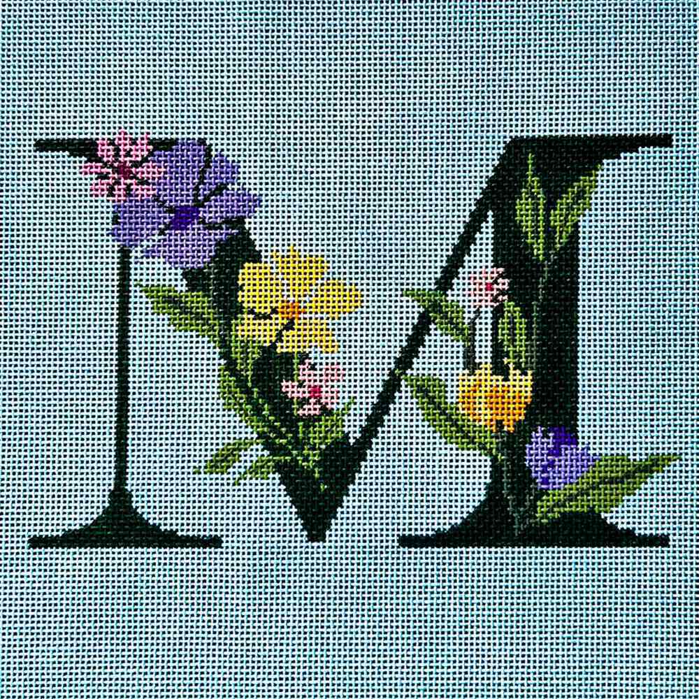 Floral Letter M