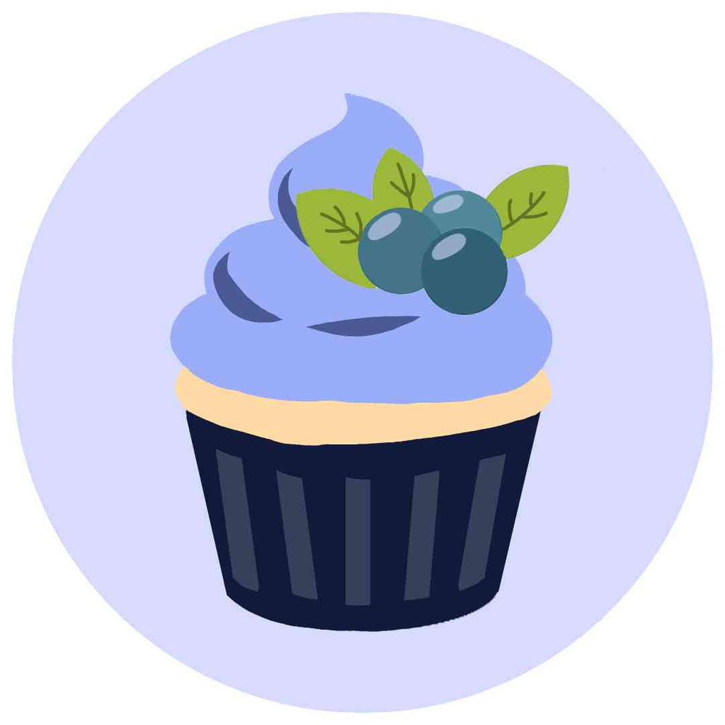 Pastries - Blueberry cake