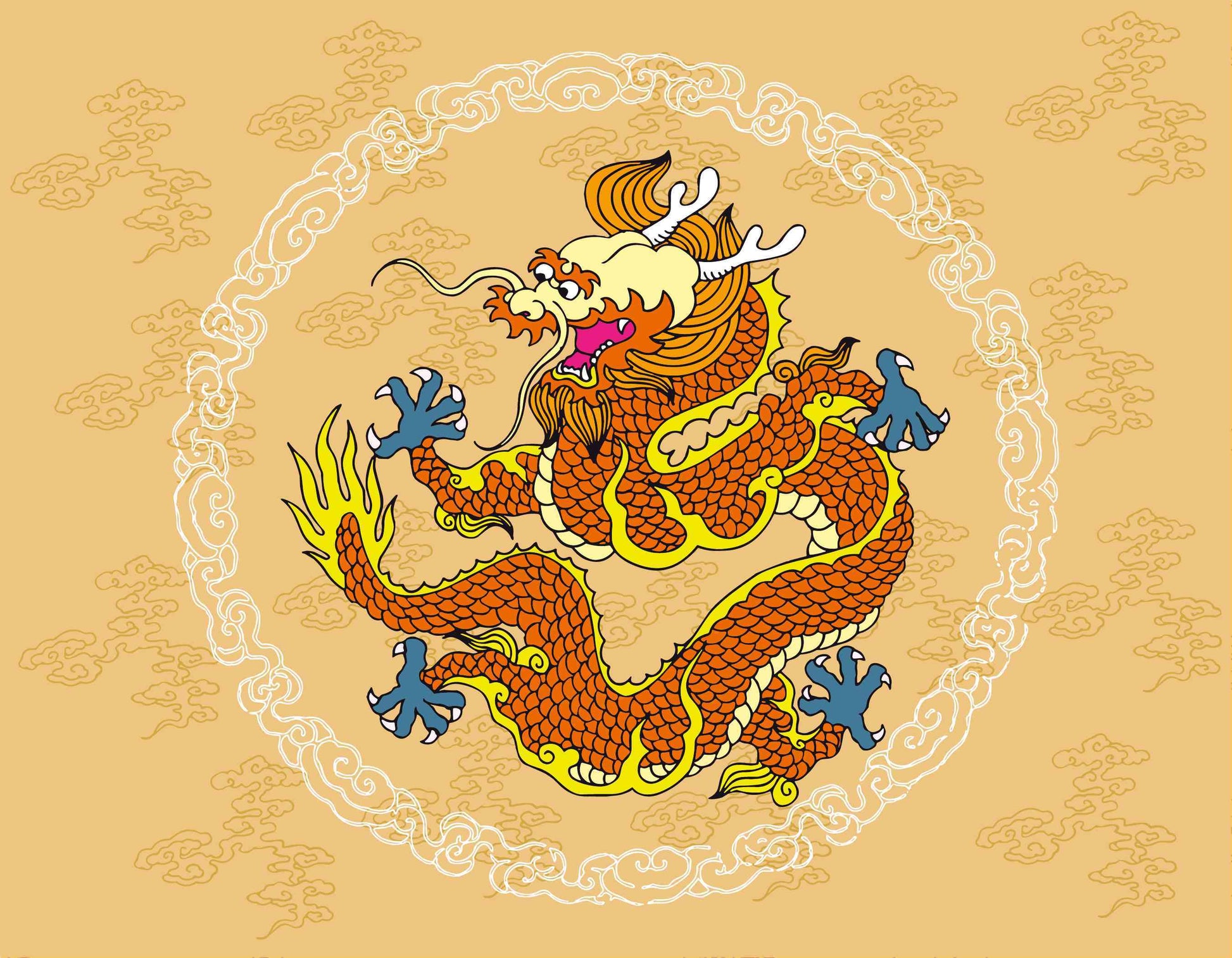 Qing Dynasty Dragon Pattern 2