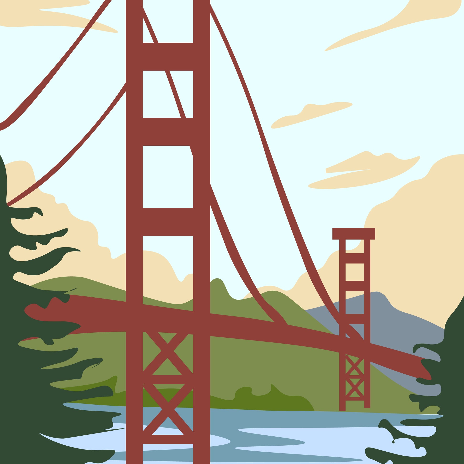 Golden Gate Bridge - Wonders of the World