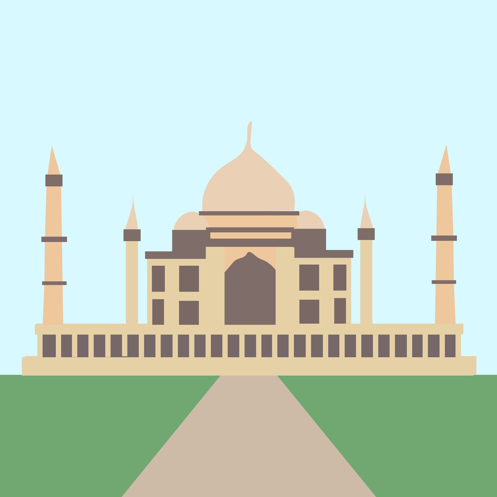 Taj mahal - Wonders of the World