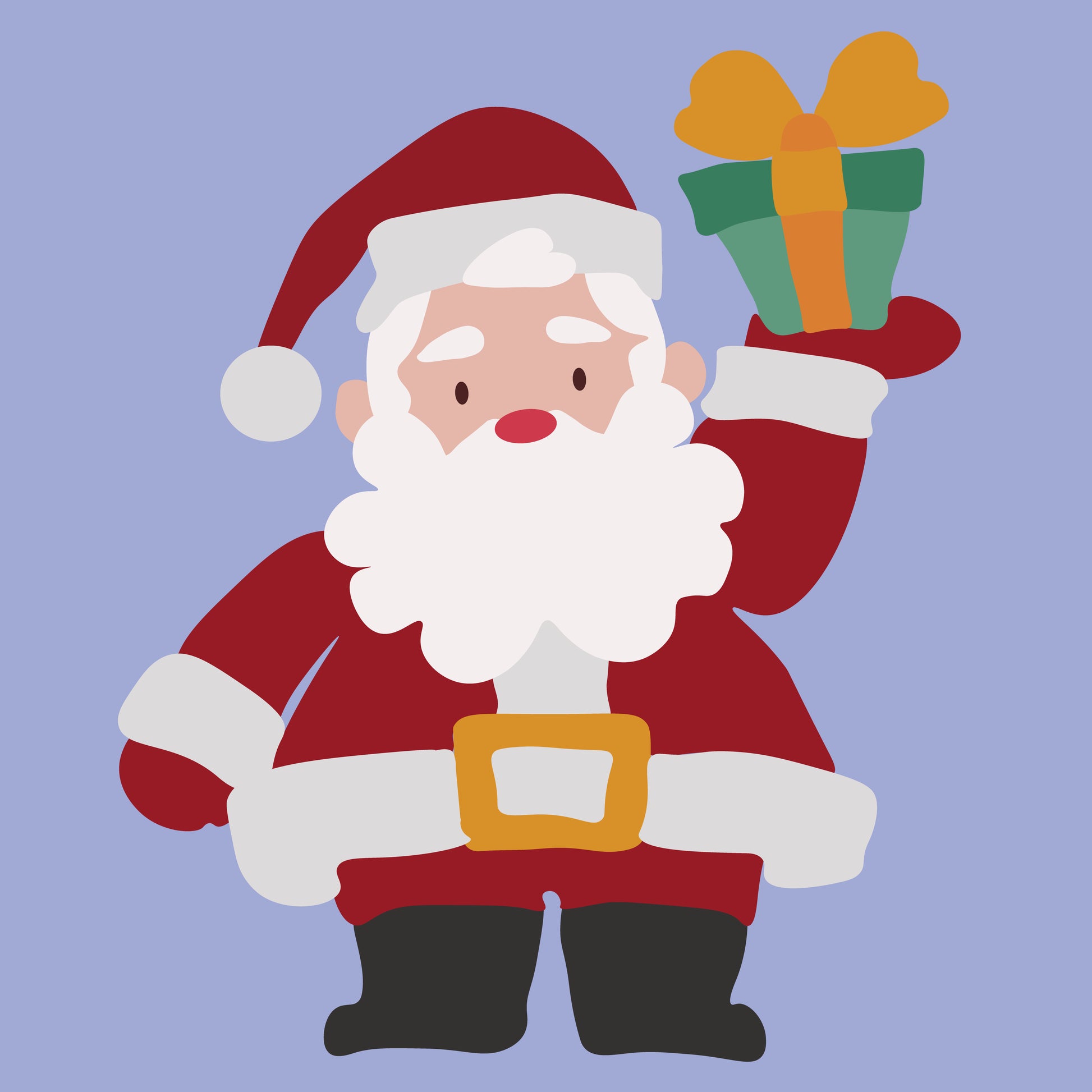 Santa with Gift