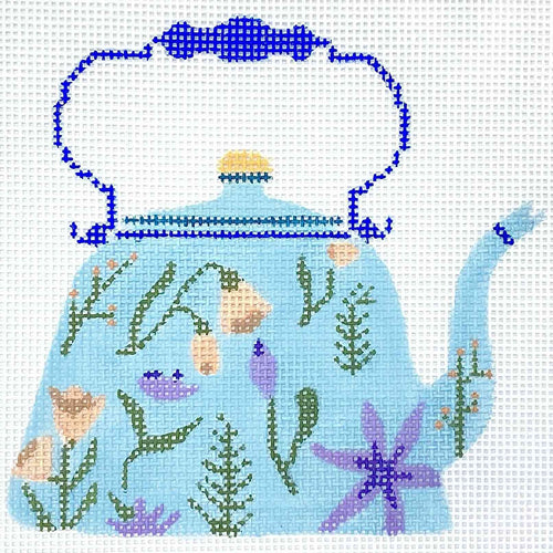 Teapots - Vivid flower