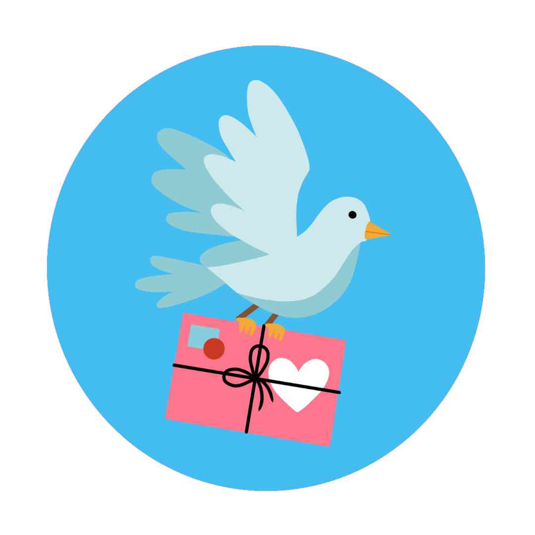 Valentine's - Blue Pigeon