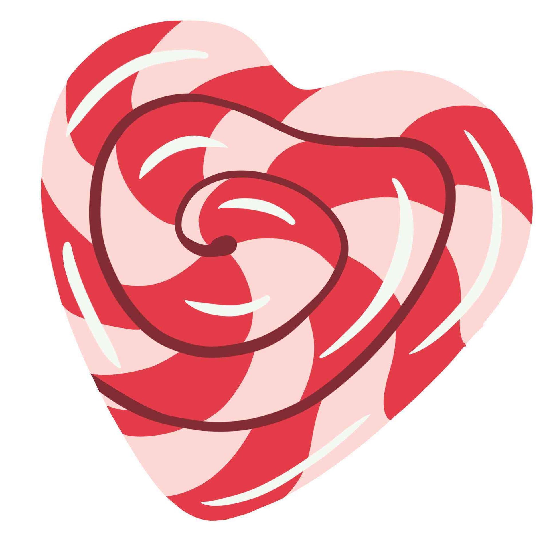 Heart Candy Cane
