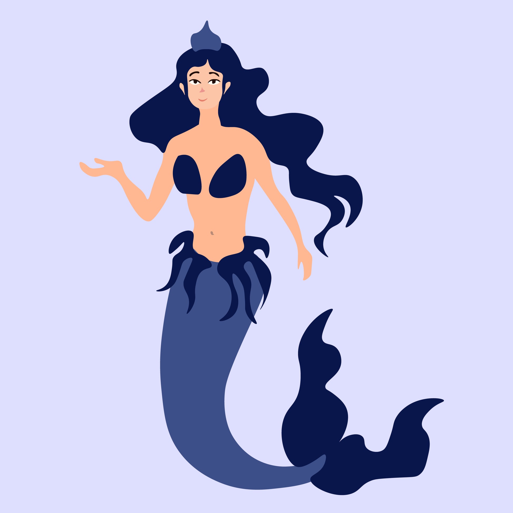 Mythical Creatures - Indigo Mermaid