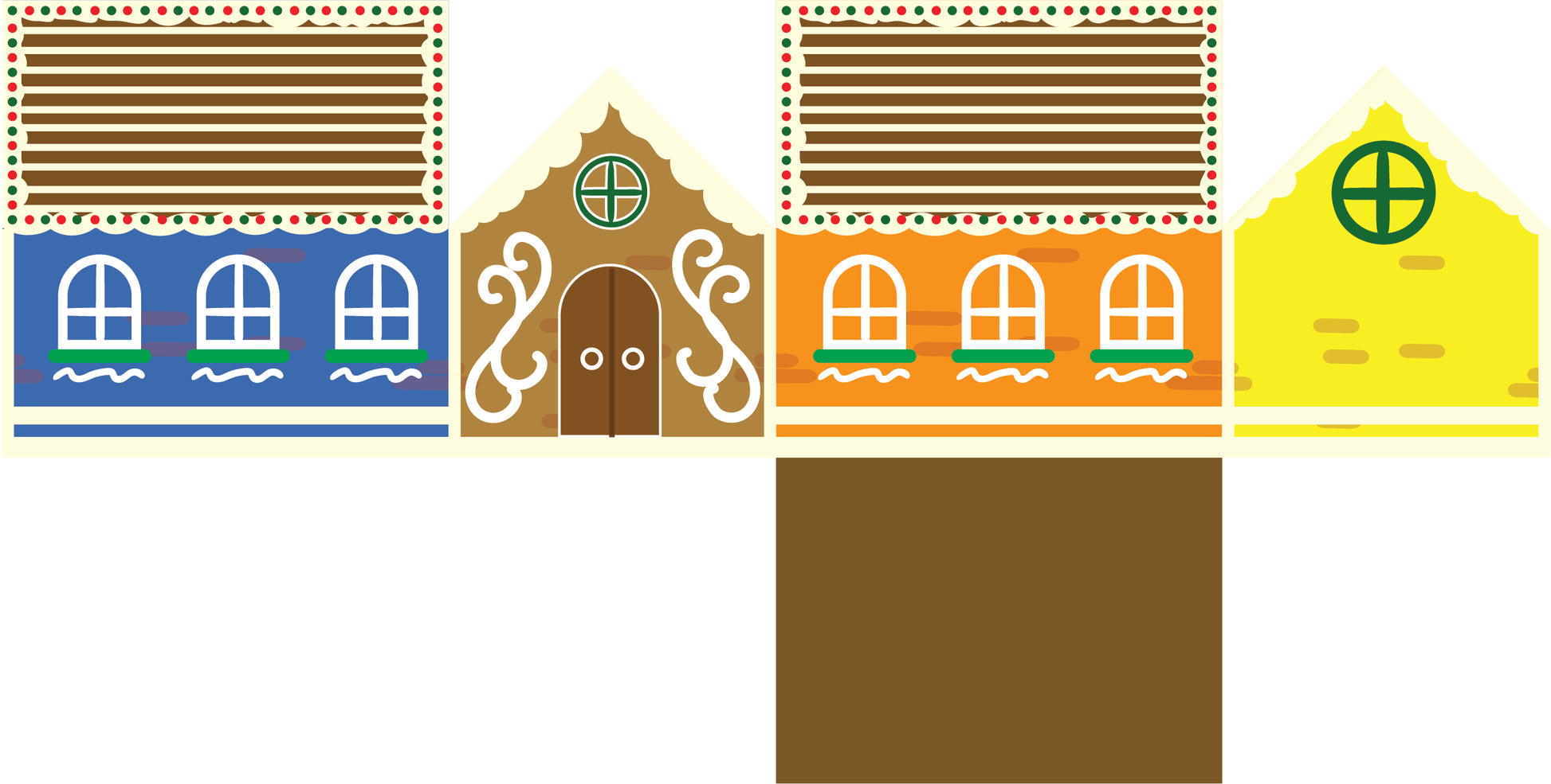 Gingerbread House - Colorful