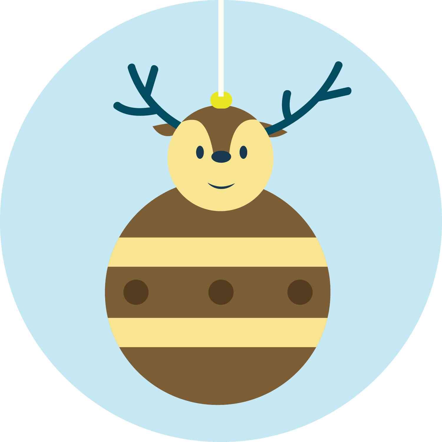 The Reindeer Christmas Ball