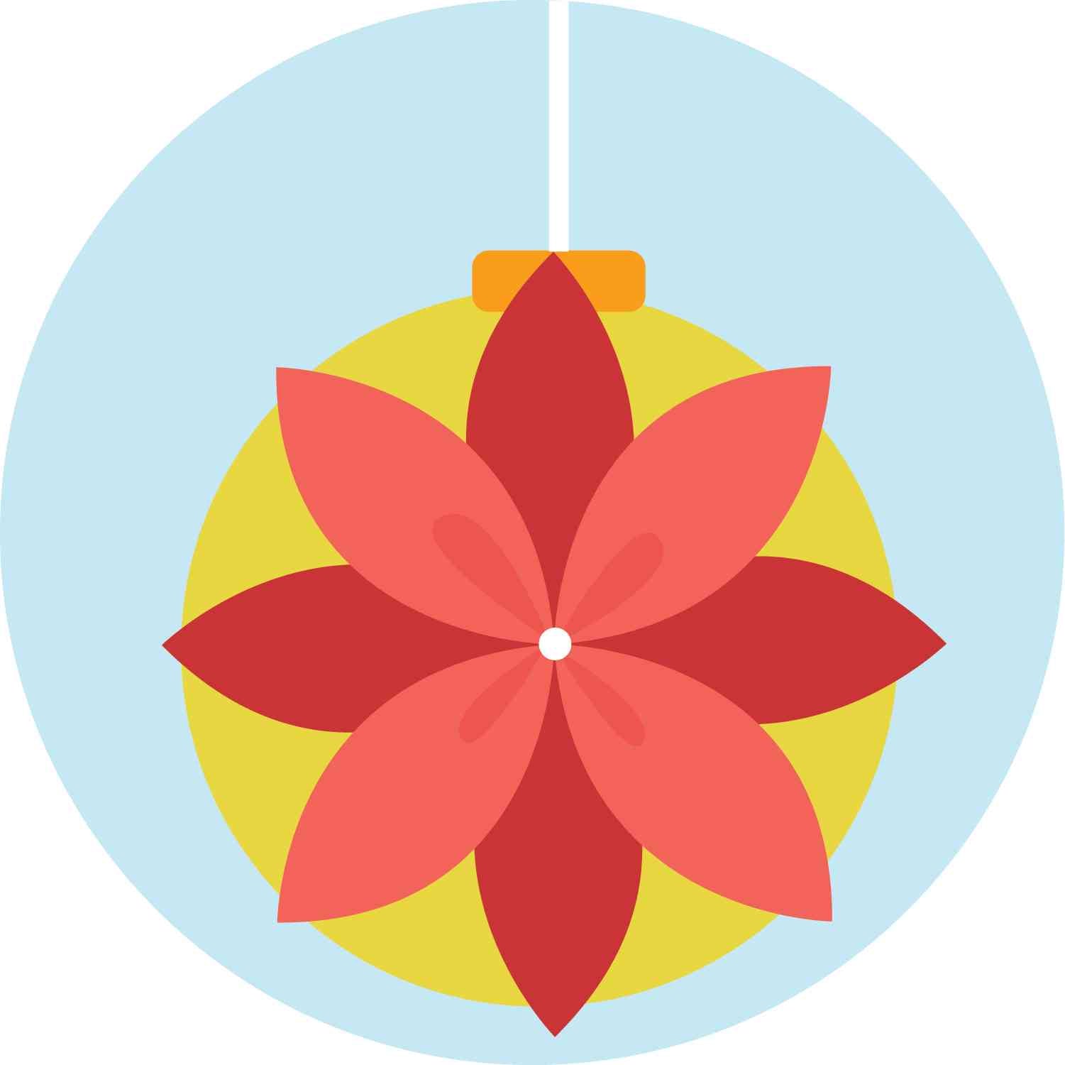 The Flowered Christmas Ball