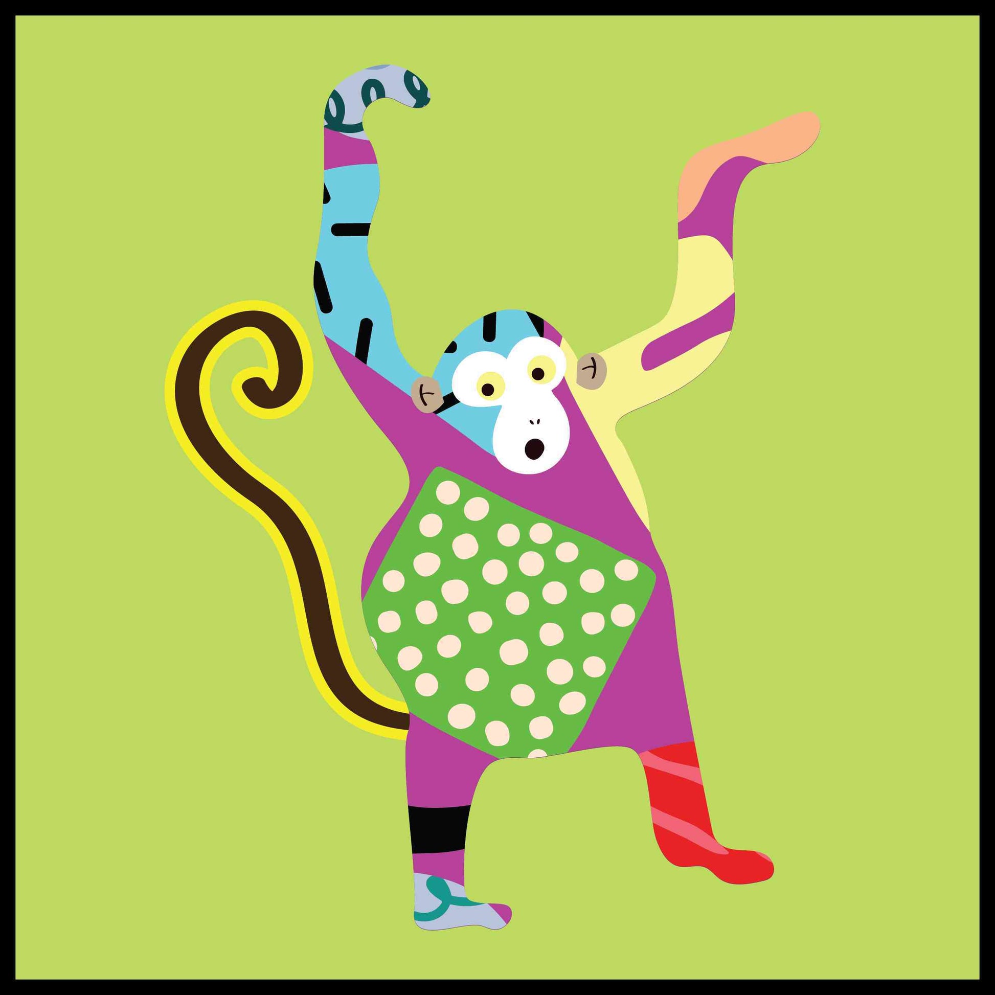 Patchwork Animals - Monkey