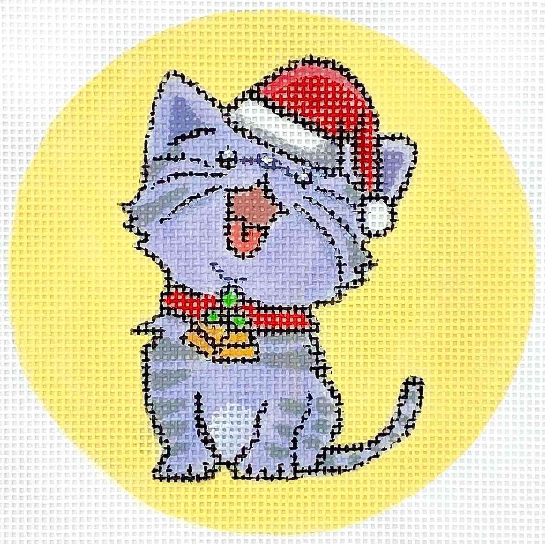 Christmas - Sleepy cat