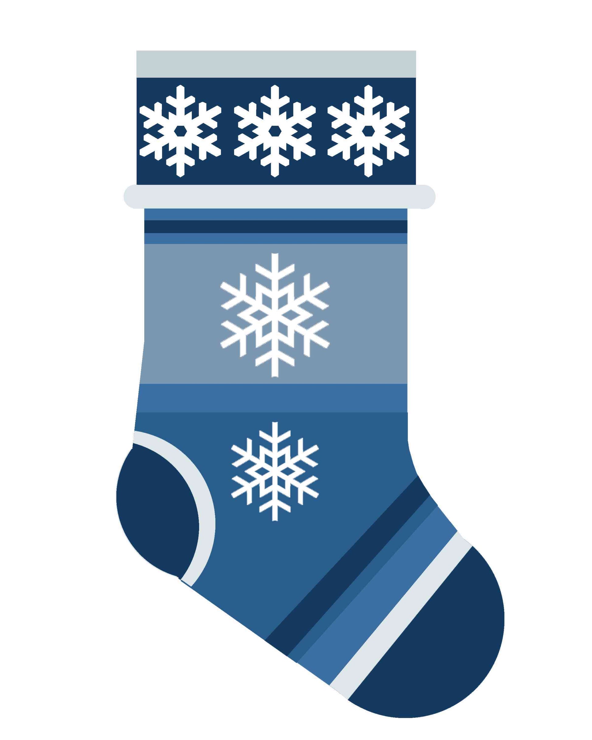 Christmas Snowflake socks